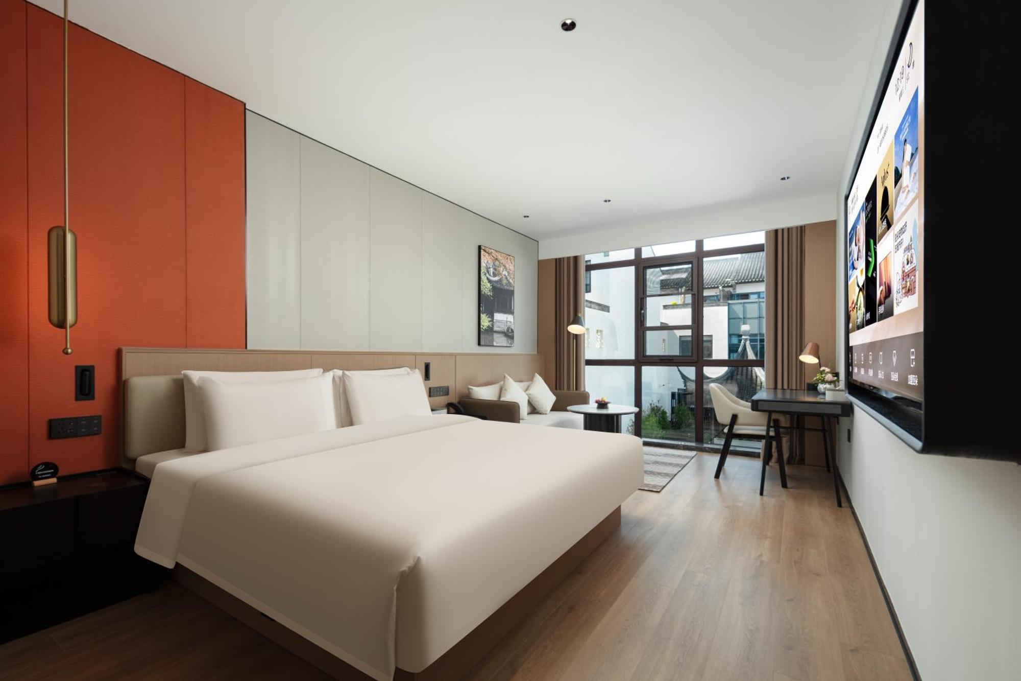 Atour Hotel Suzhou Beisi Pagoda Taohuawu Street Exteriör bild